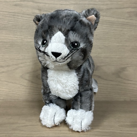 IKEA Other - IKEA LILLEPLUTT CUTE GRAY AND WHITE STRIPPED CAT 9" Plush STUFFED ANIMAL Toy